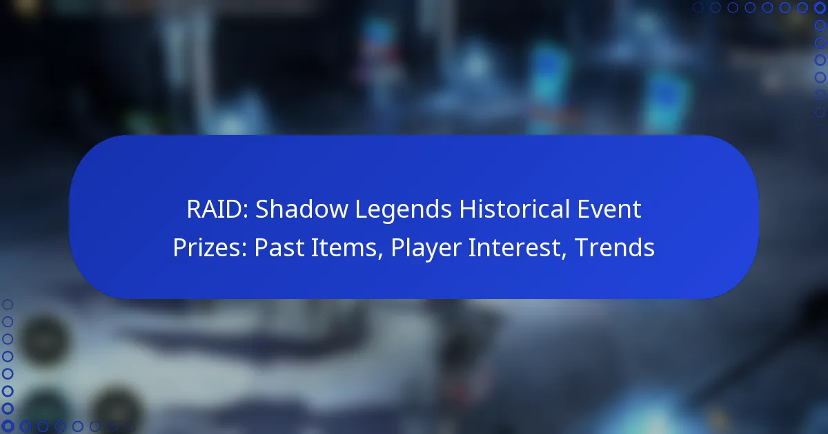 RAID: Shadow Legends Historical Event Prizes: Past Items, Player Interest, Trends